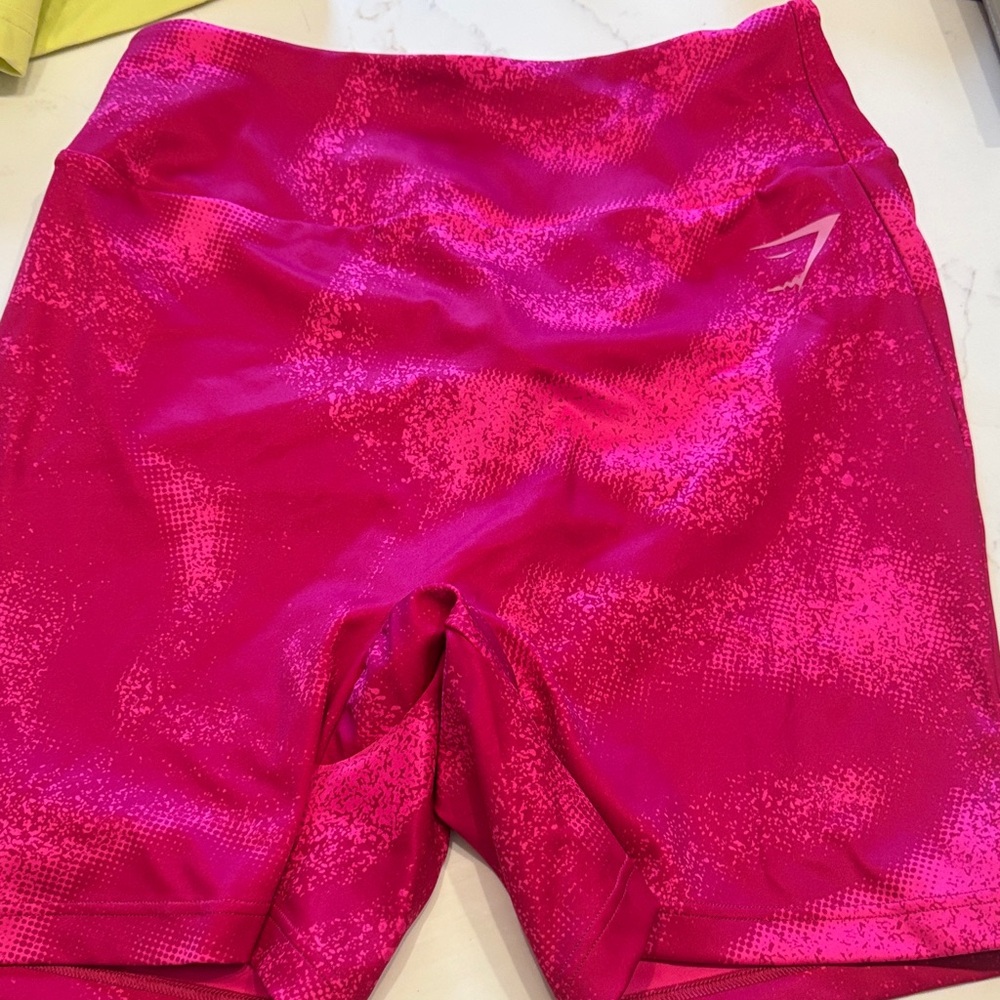 Gymshark Vibrant Pink Bike Shorts